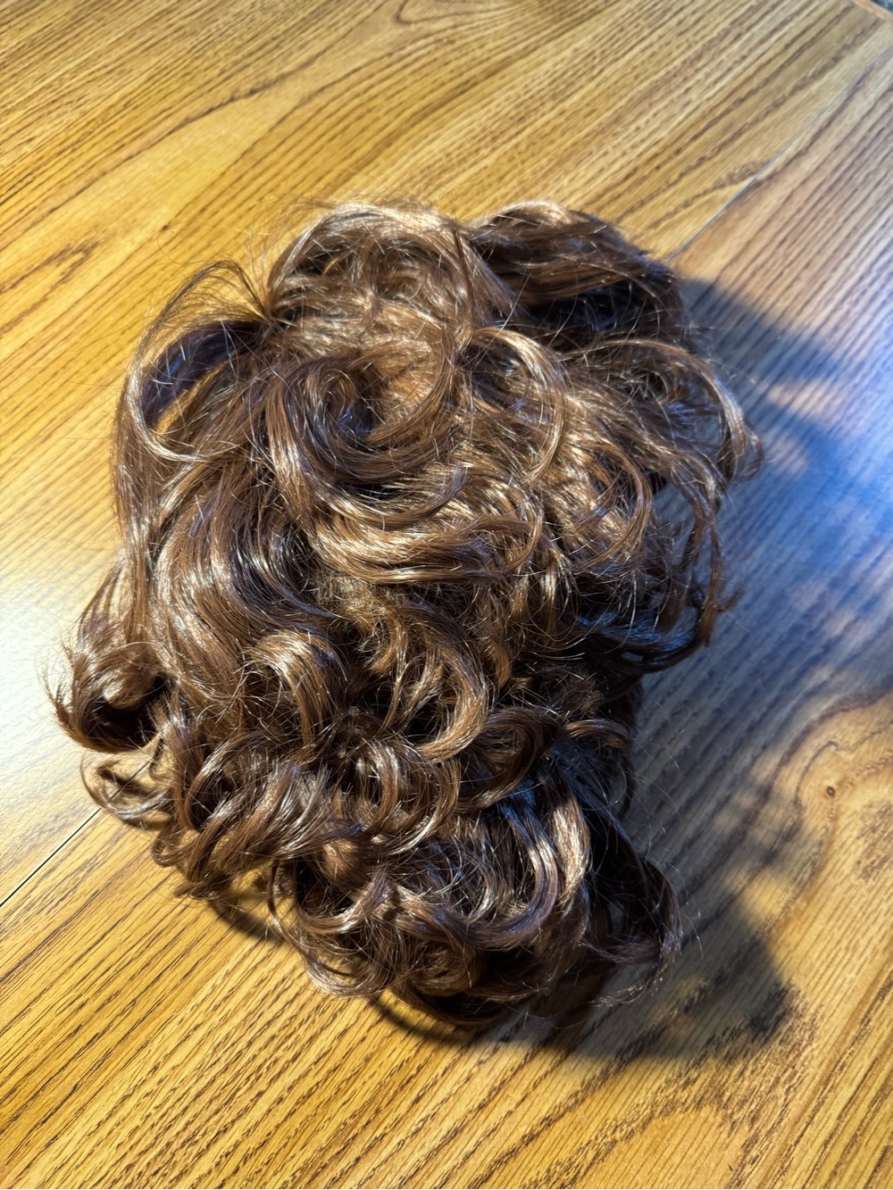 Halloween Wig Brown Curly Hair